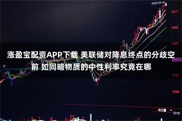 涨盈宝配资APP下载 美联储对降息终点的分歧空前 如同暗物质的中性利率究竟在哪